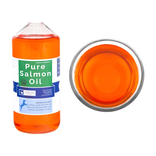 Pure salmon oil for dogs