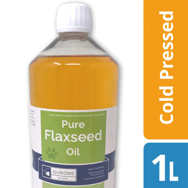 Flaxseed Oil For Dogs 1 Litre Ourons
