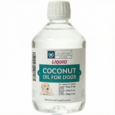 MCT Coconut Oil for dogs- Pure Food Grade Liquid Coconut 500ml