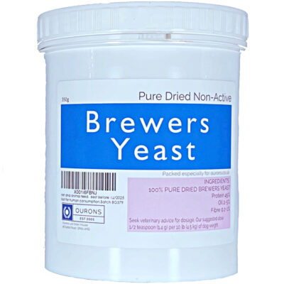 Brewers Yeast for Dogs, Ducklings etc 350g Tub