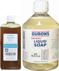 Neem Oil & Horticultural Liquid Soap Set - Natural Emulsifier for Plant Protection, Pet Care & Skin Health, Eco-Friendly, 1500+ ppm Azadirachtin