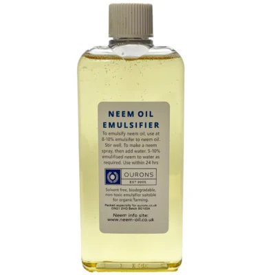 Neem Oil Emulsifier - makes Neem Water Soluble 100ml