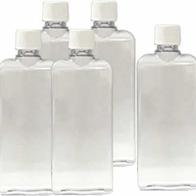 5 x 100ml Plastic Bottles - Travel and Post Box Friendly.