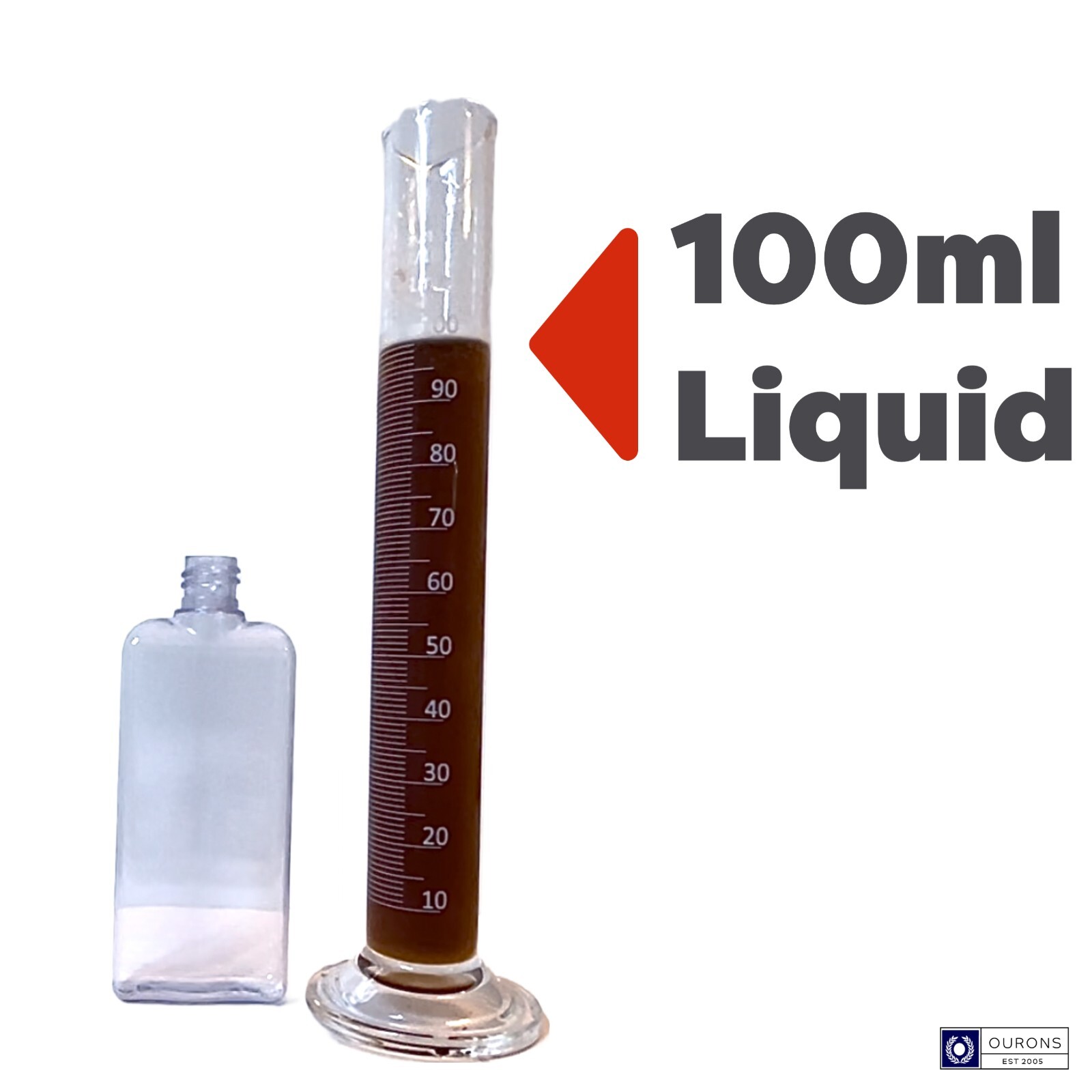 5 x 100ml Plastic Bottles - Travel and Post Box Friendly. - Image 2