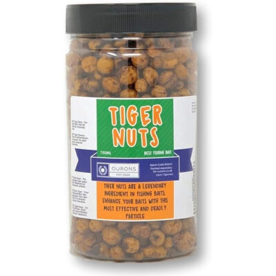 700ml Jar of Tiger Nuts Premium Fishing Bait Particles