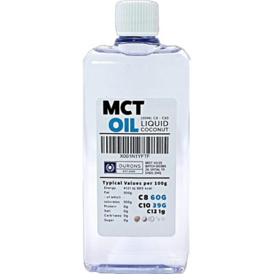 Premium MCT Oil C8-C10: 100ml Pure Fractionated Coconut Oil