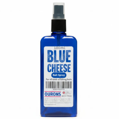 OURONS Blue Cheese Bait Spray 100ml – Potent Fishing Attractant Liquid for Carp, Pike & Predator Lures
