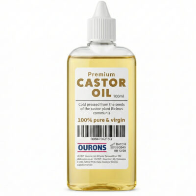 Virgin Castor Oil for Hair & Skin Pure 100% Cold Pressed Direct from India 100ml