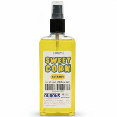 OURONS Sweetcorn Bait Spray 100ml - Attractant for Carp and Coarse Fishing - Scent Booster for Boilies and Artificial Corn