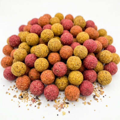 5kg 20mm Premium Mixed Boilies- High-Attract Carp Fishing Bait with Natural Spices